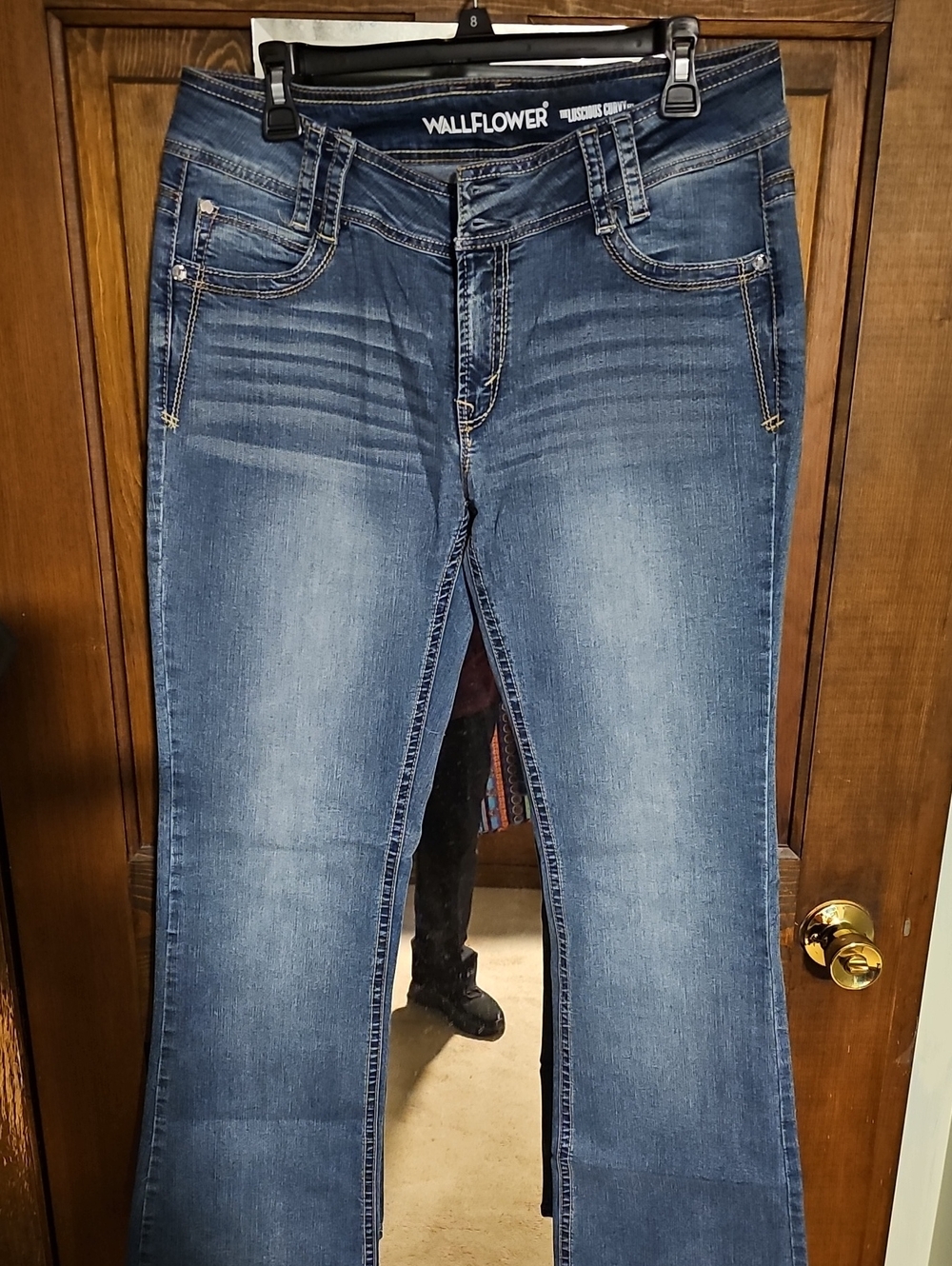 Wallflower Medium Blue Stretch Bootcut Jeans